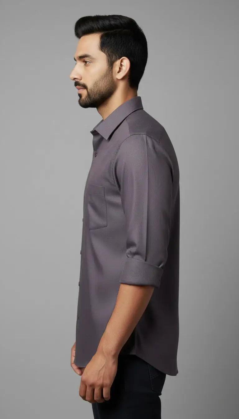 Chinar Plus Men's Cotton Blend Shirt