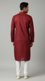 Vardhman Men Red Cotton Kurta Pajama Set | RM-417