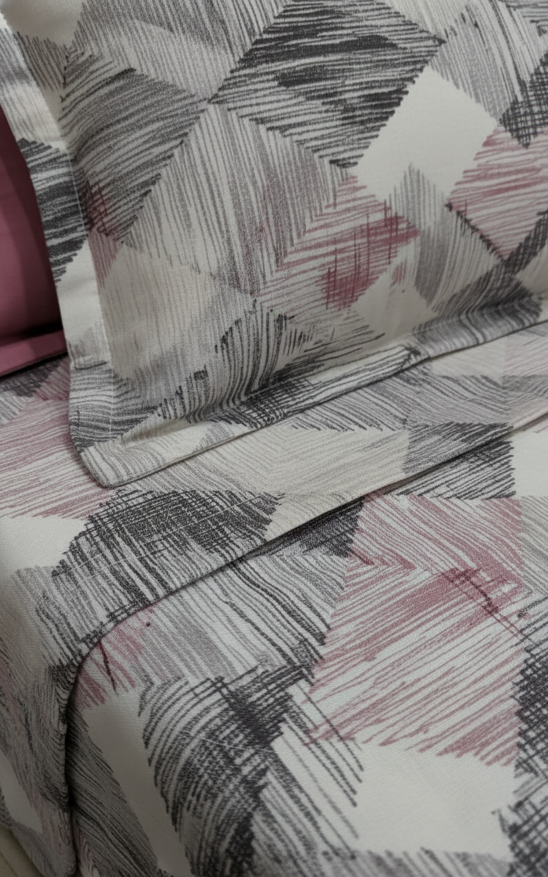 Sparsh Home Grey Cotton Bedsheet | HFB-135 Secondary image