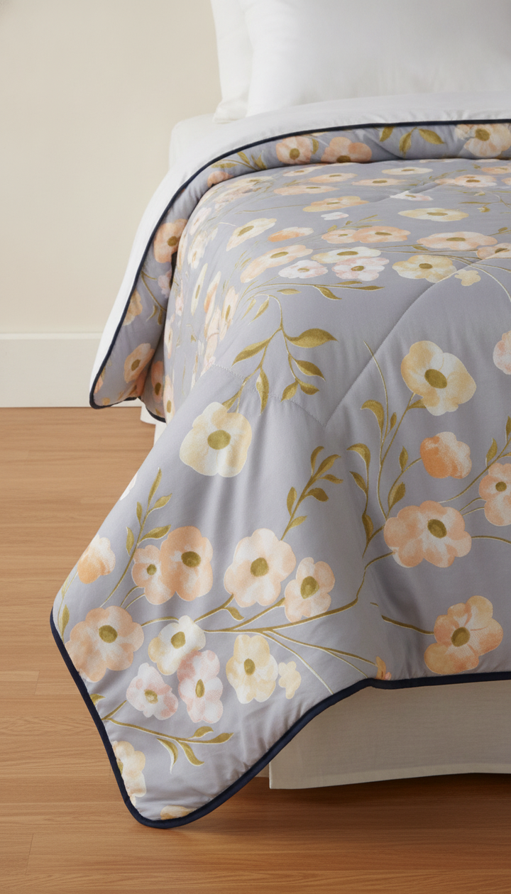 Signature Home Grey Woollen Blend Comforter | HFC-19 Secondary image
