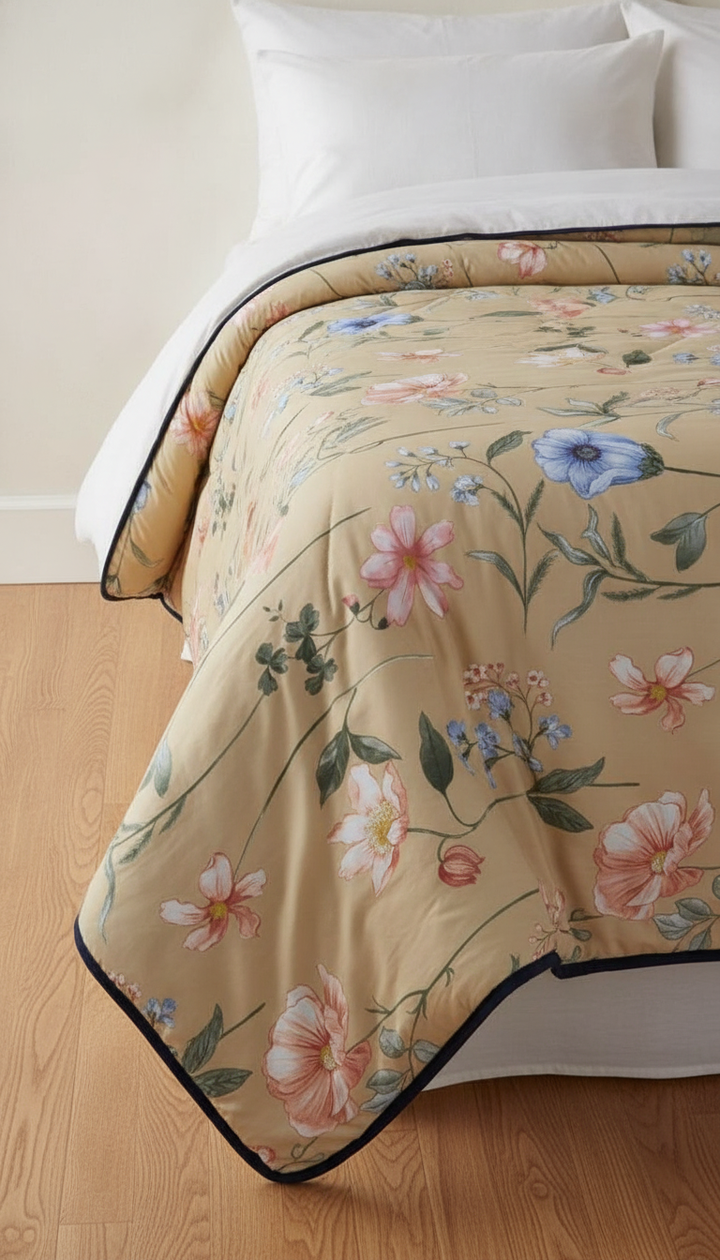 Signature Home Brown Woollen Blend Comforter | HFC-20 Secondary image