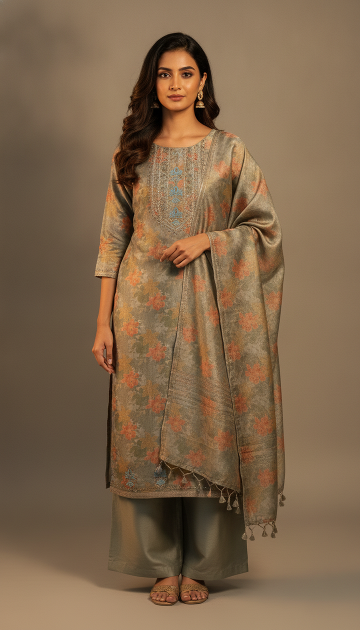 SILK251-FREESIZE - Lakshay