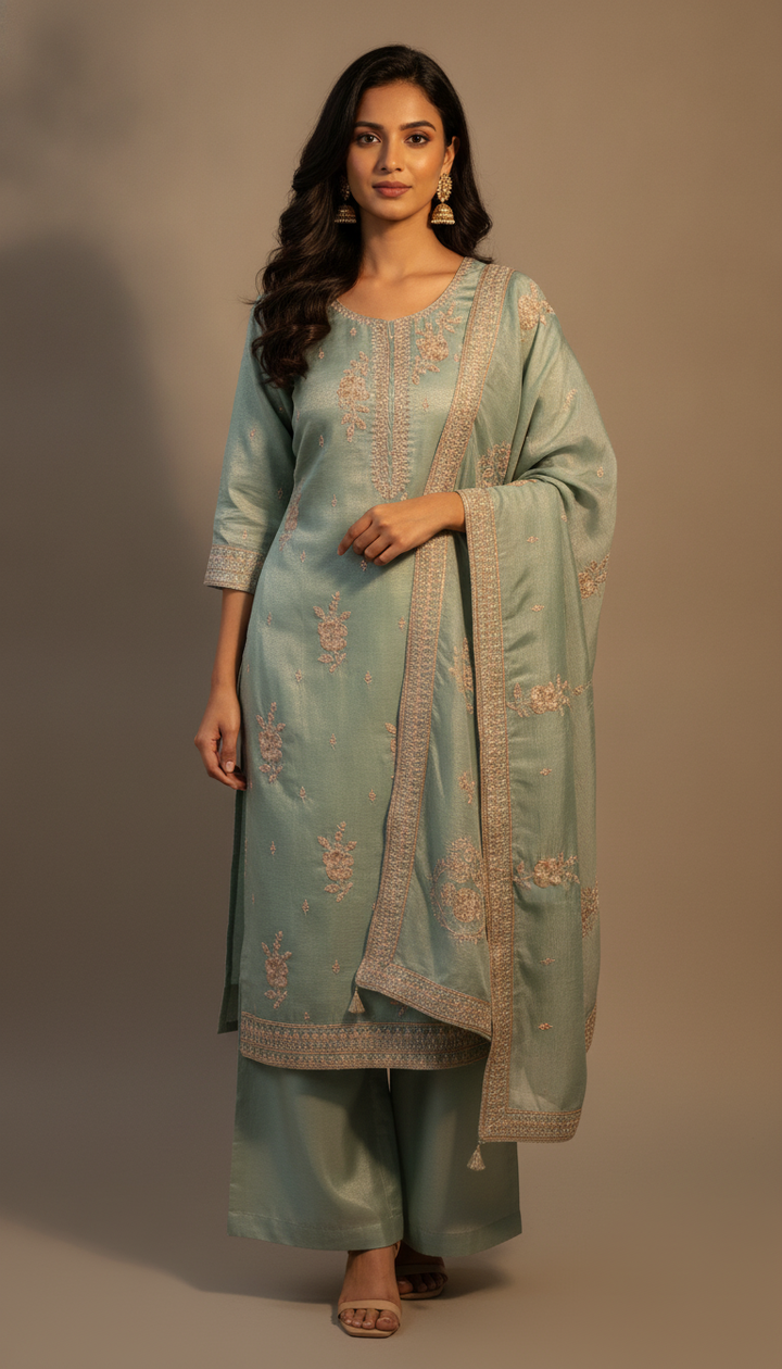 SILK243-FREESIZE - Lakshay