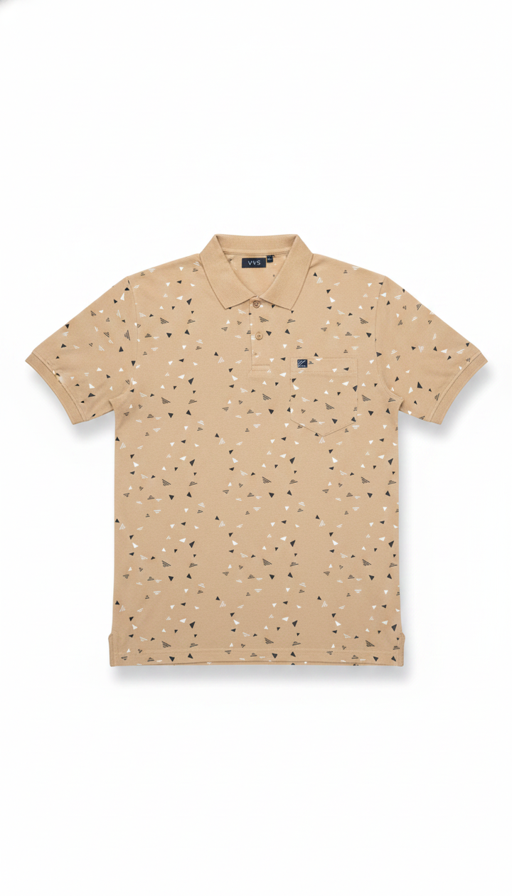 Vvs Men Brown Cotton Blend T-Shirt | RM-530 Secondary image