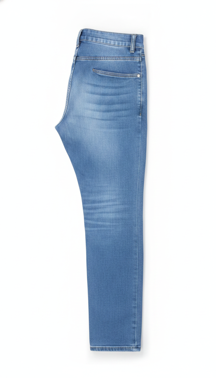 Blue Cotton Jeans Secondary image