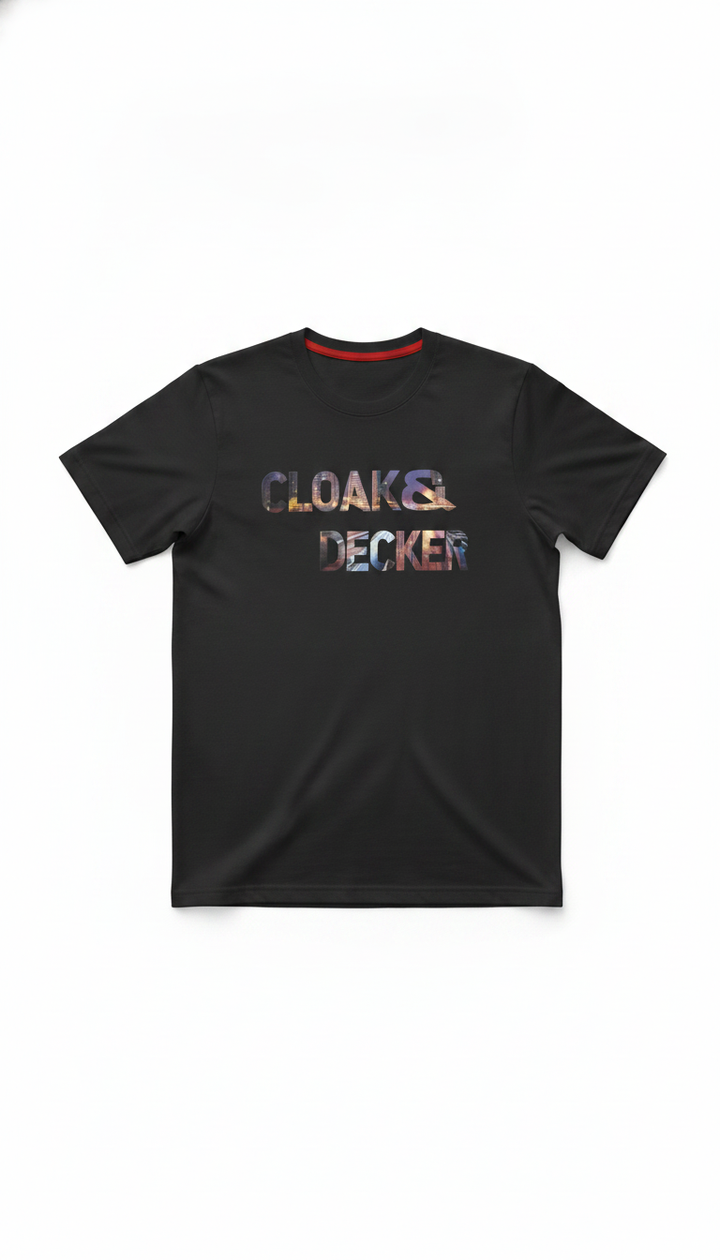 Clock & Decker Men Black Cotton Blend T-Shirt | RM-515 Secondary image