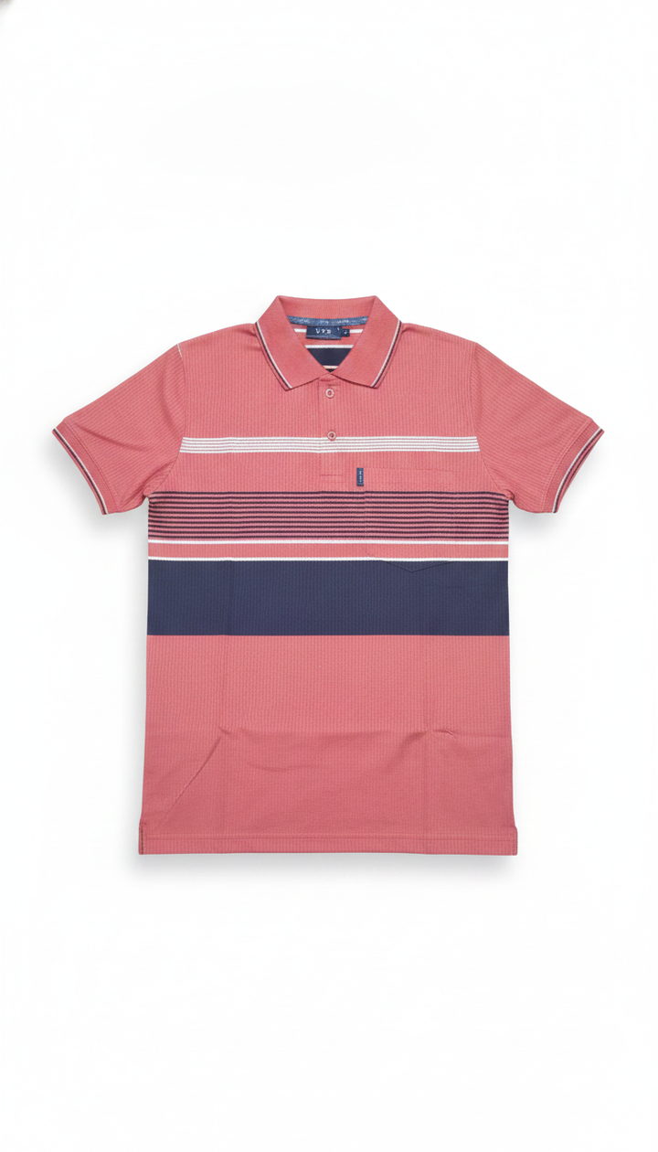 Vvs Men Red Cotton Blend T-Shirt | RM-535 Secondary image