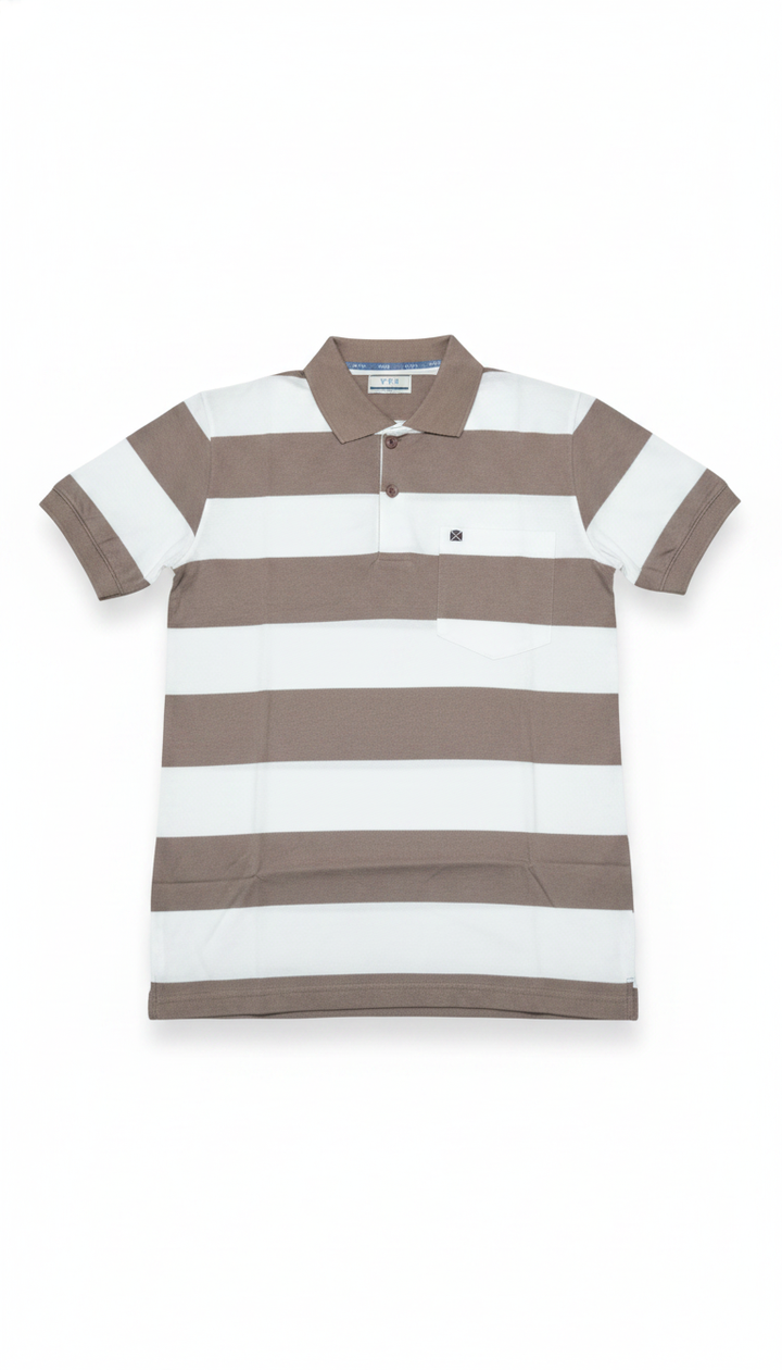 Vvs Men Brown Cotton Blend T-Shirt | RM-533 Secondary image