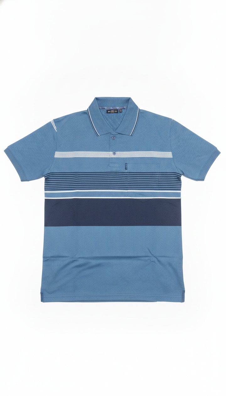 Vvs Men Blue Cotton Blend T-Shirt | RM-536 Secondary image