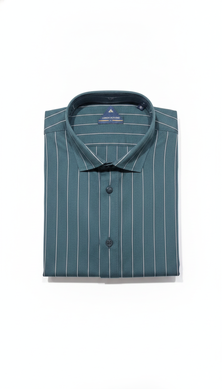 Lemon Square Men Black Cotton Shirt | RM-410 Secondary image
