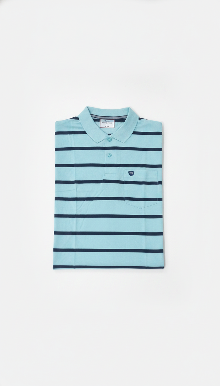 Clock & Decker Men Blue Cotton Blend T-Shirt | RM-455 Secondary image