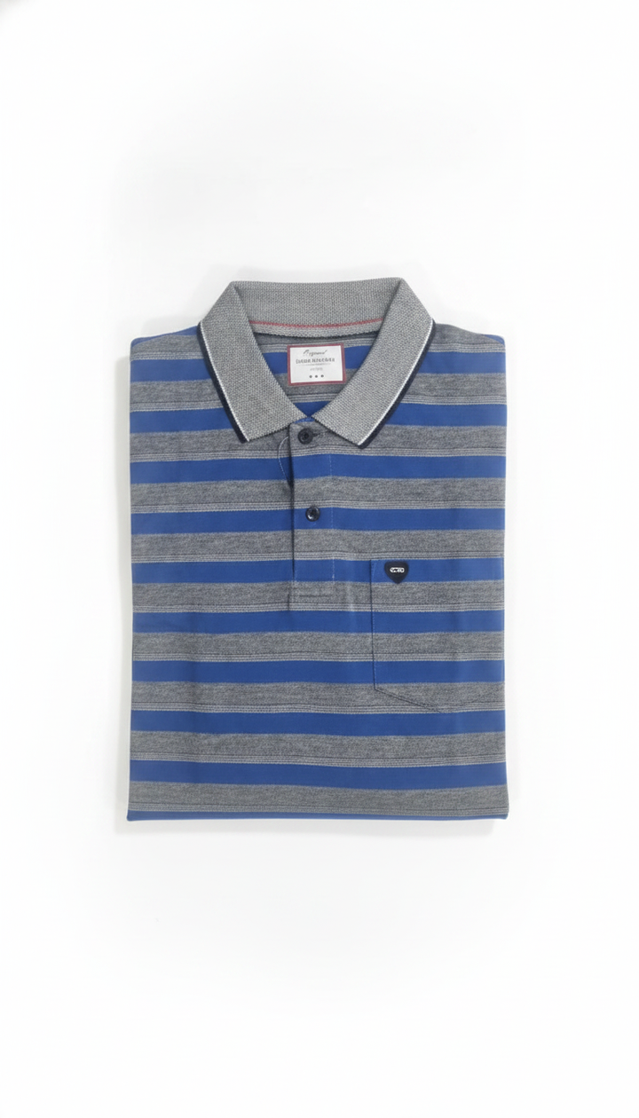Clock & Decker Men Blue Cotton Blend T-Shirt | RM-434 Secondary image
